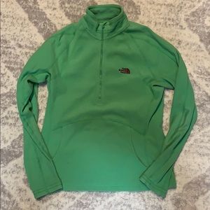 .North face half zip sweater.